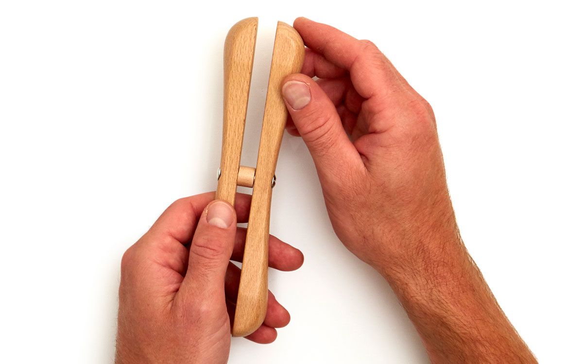 Objet sensoriel en bois