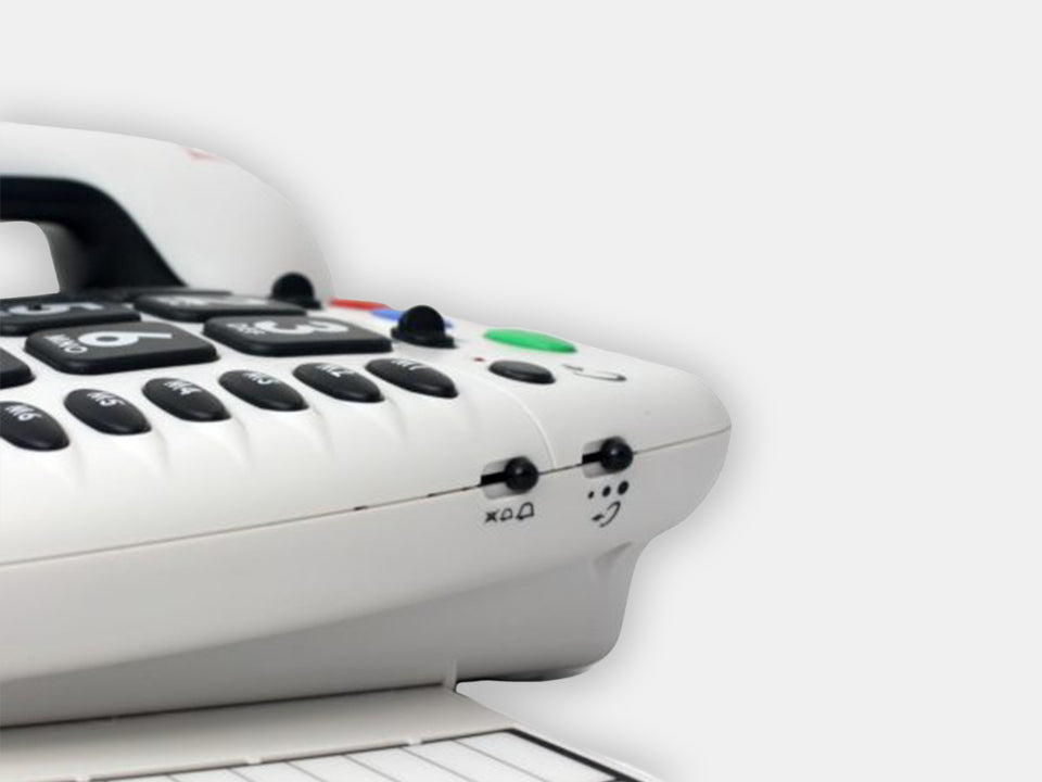 The phone seen from up close 