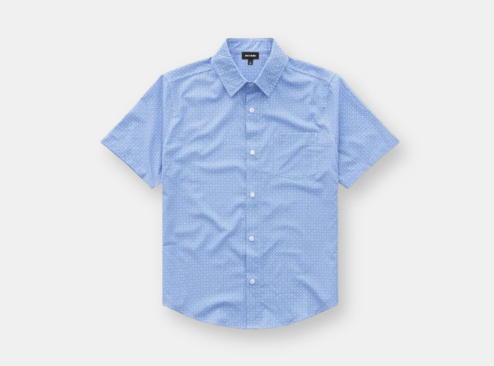 Joe & Bella Short-Sleeve Magnetic Button Shirt for Men
