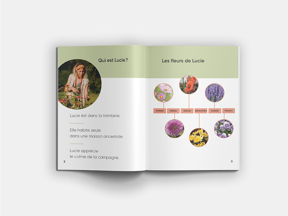 Lucie et son jardin fleuri (livre de lecture)