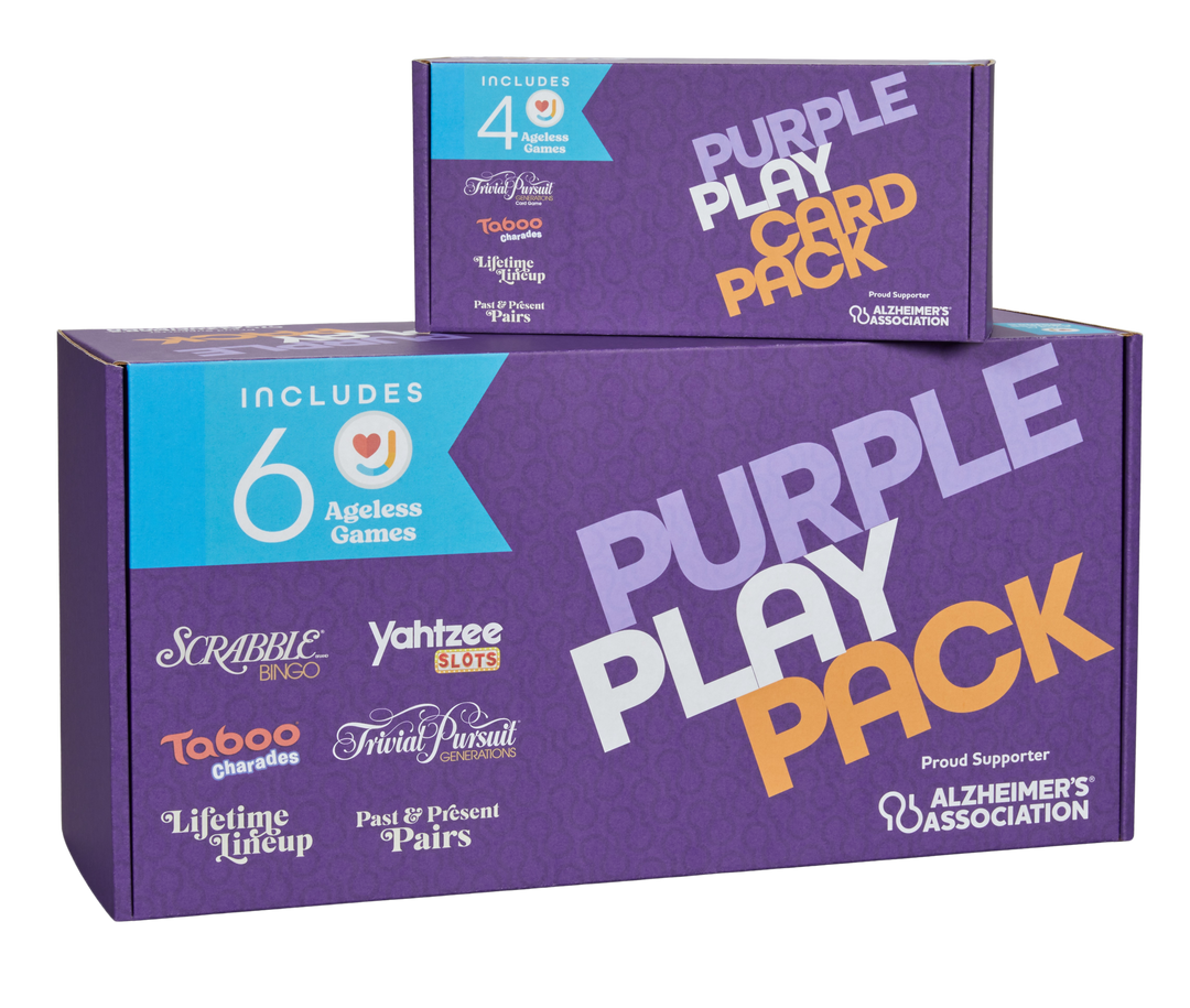 Joy for All Purple Play Card Pack - 3 Card Games for Seniors