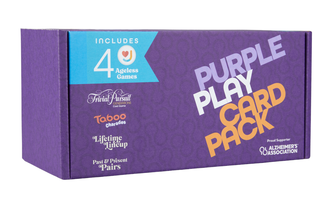 Joy for All Purple Play Card Pack - 3 Card Games for Seniors