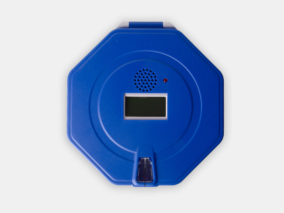 Pippa Tipper Lockable Pill Dispenser seen from the top