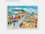 A 35-piece puzzle for individuals living with dementia depicting people enjoying the sunny beach and seaside. 