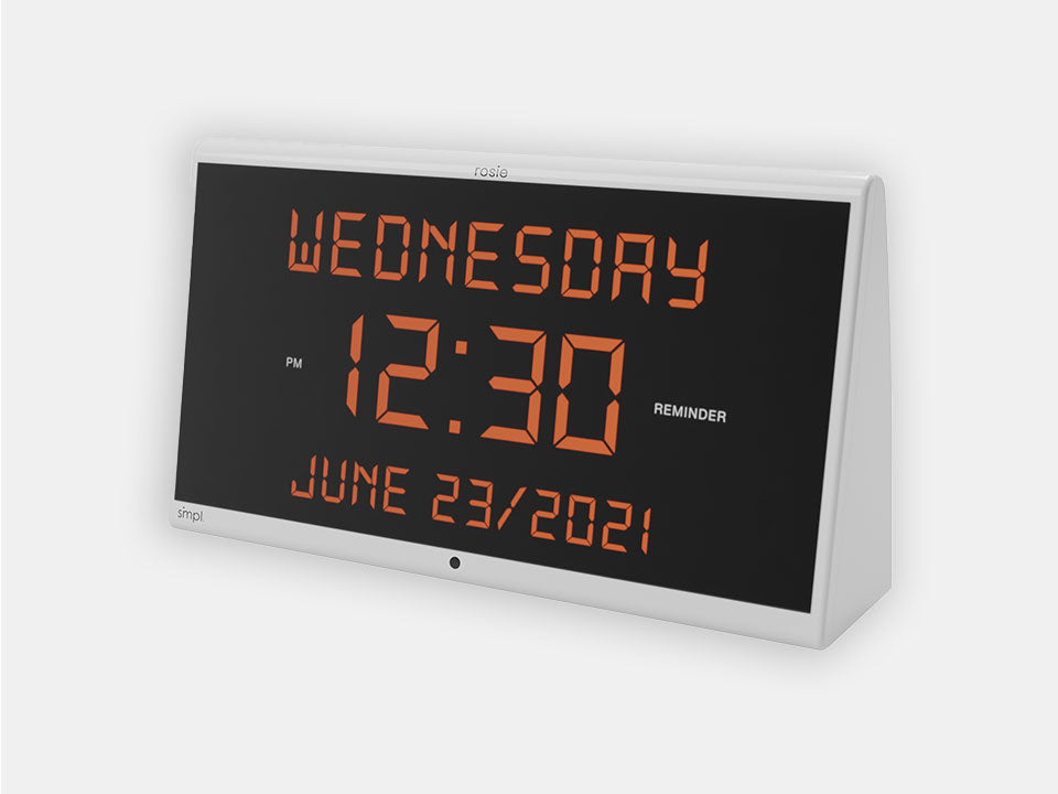 Rosie Reminder Clock front view 