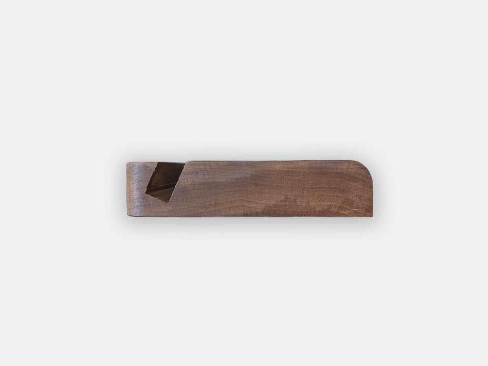 Wooden Idem Stand, side view