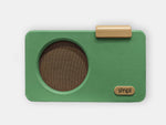 The green Lift Music Player, a simple way to listen to music for people living with dementia.