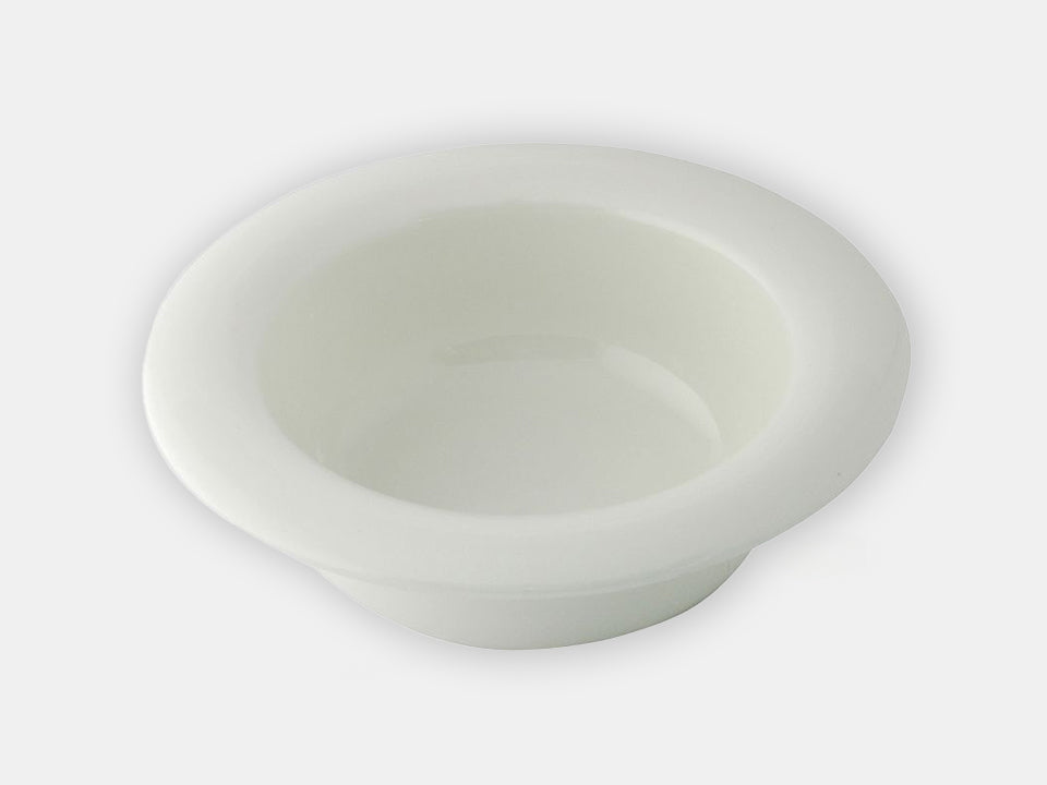 White Scoop Bowl by Dignity by Wade