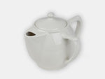 White Two Handles Teapot
