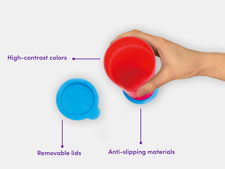 Features of the anti-slipping cup 