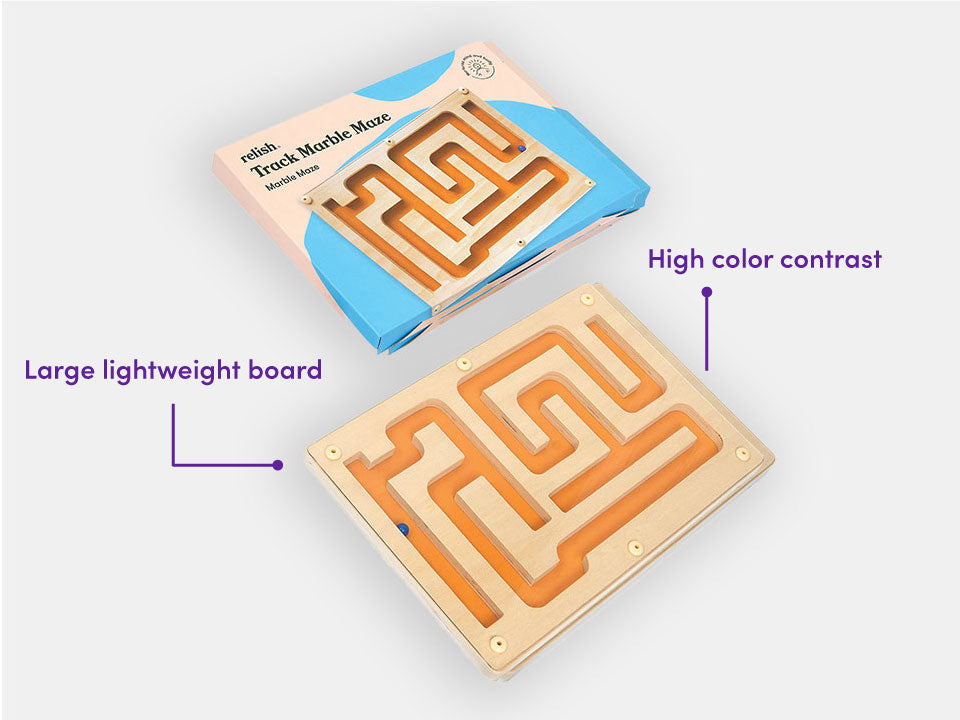 The Track Marble Maze with features 