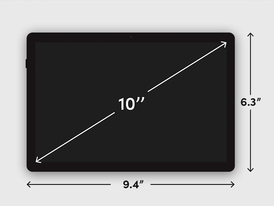 The dimensions of the Idem Smart Calendar Clock for people living with dementia.
