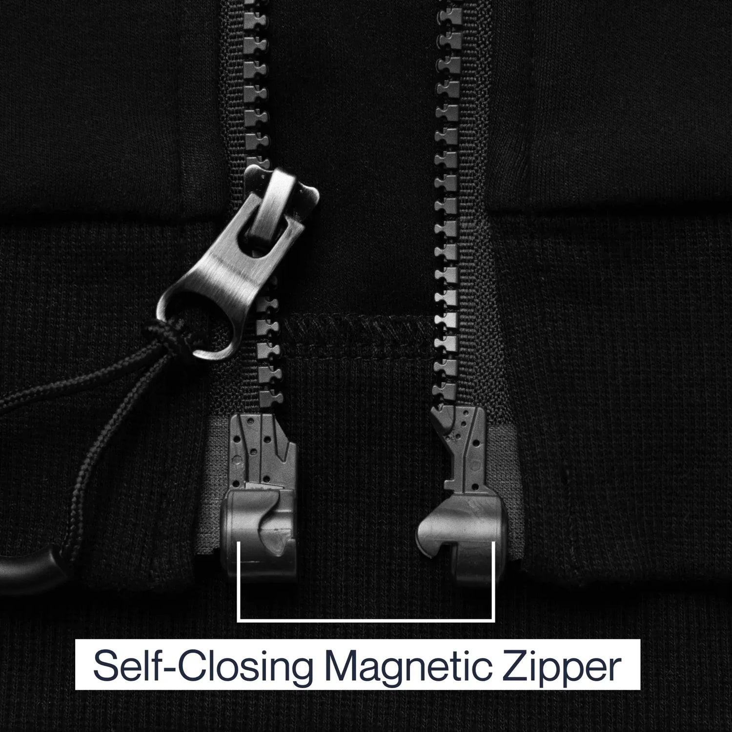 Magnetic Zip-Up Hoodie for Men