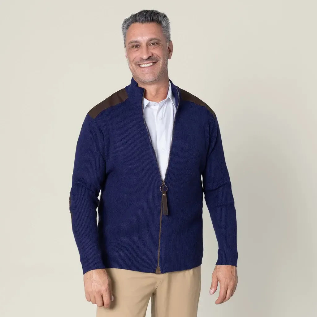 Chandail à fermeture magnétique pour hommes

