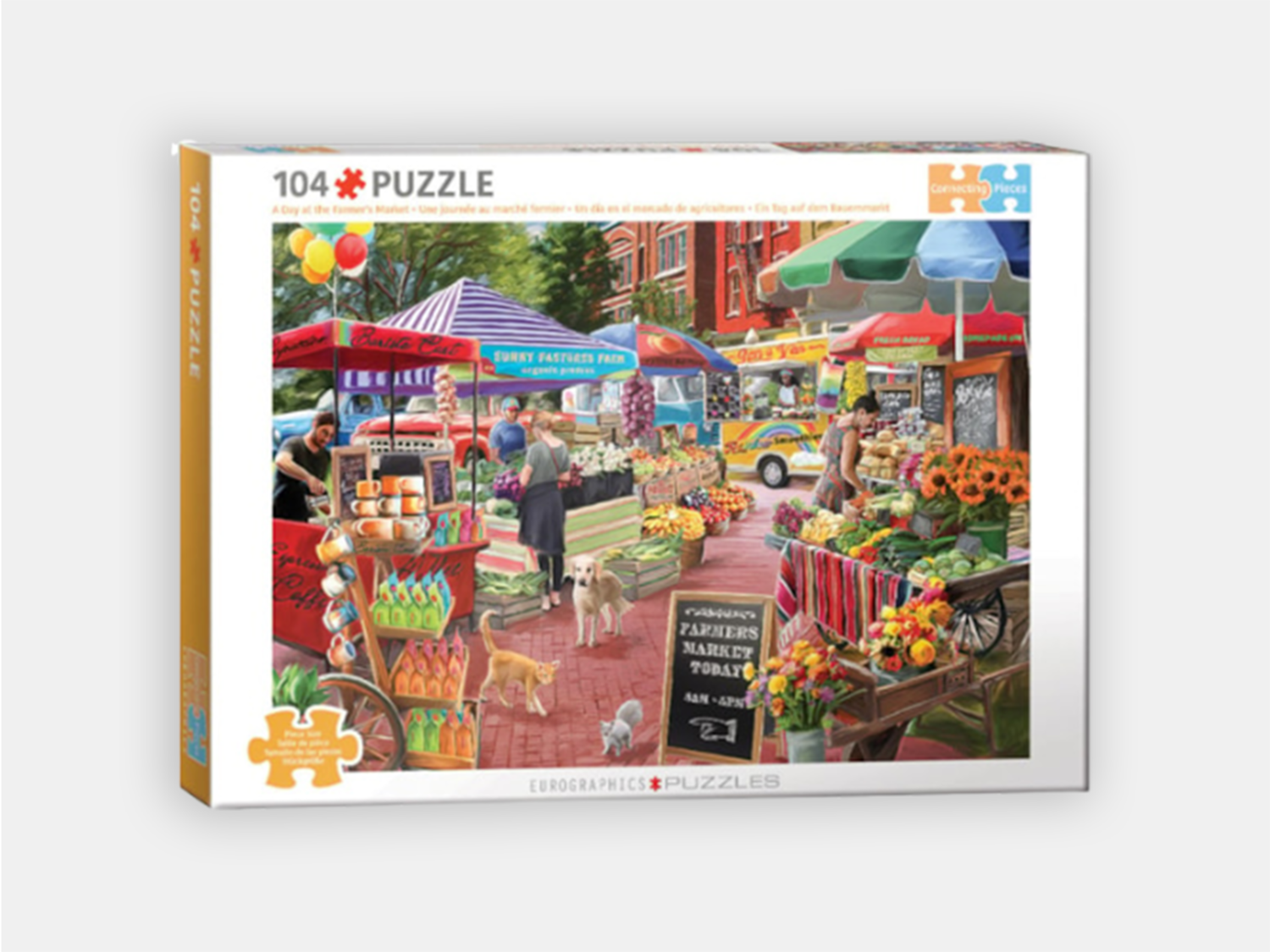 Eurographics Connecting Pieces - Adapted Puzzle 104 pieces