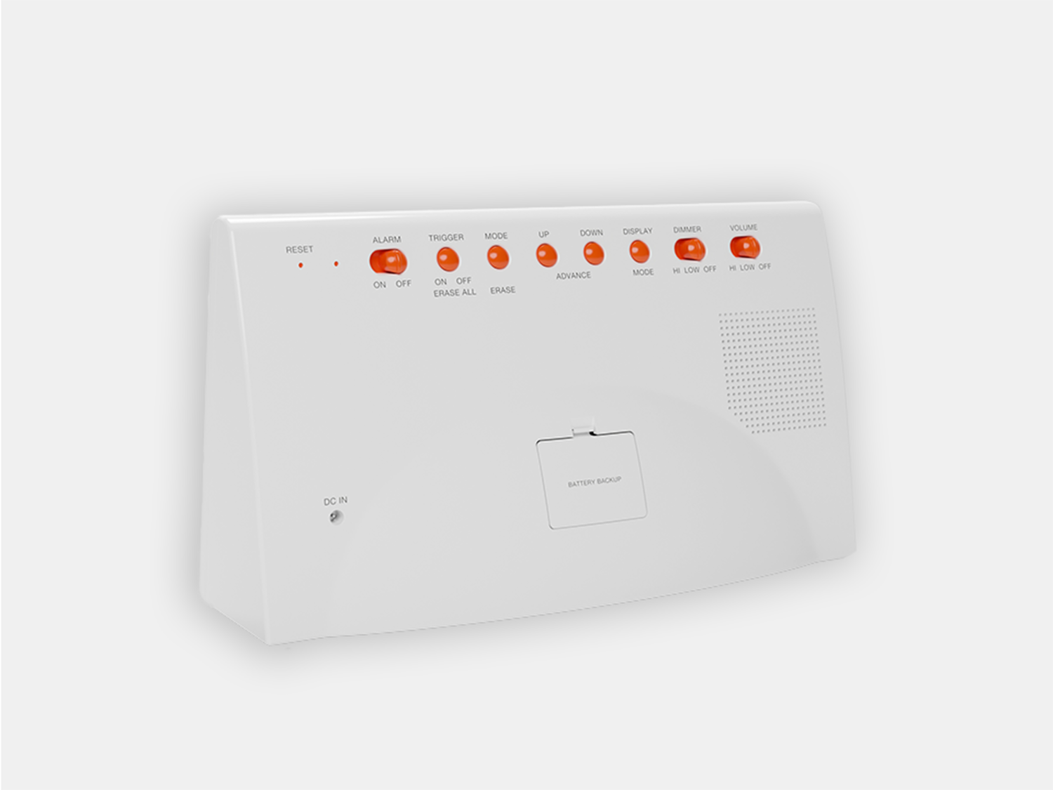 Rosie reminder clock - back view 