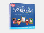 The box of Trivial Pursuit Generation adapted for older adults depicting the differents generations.