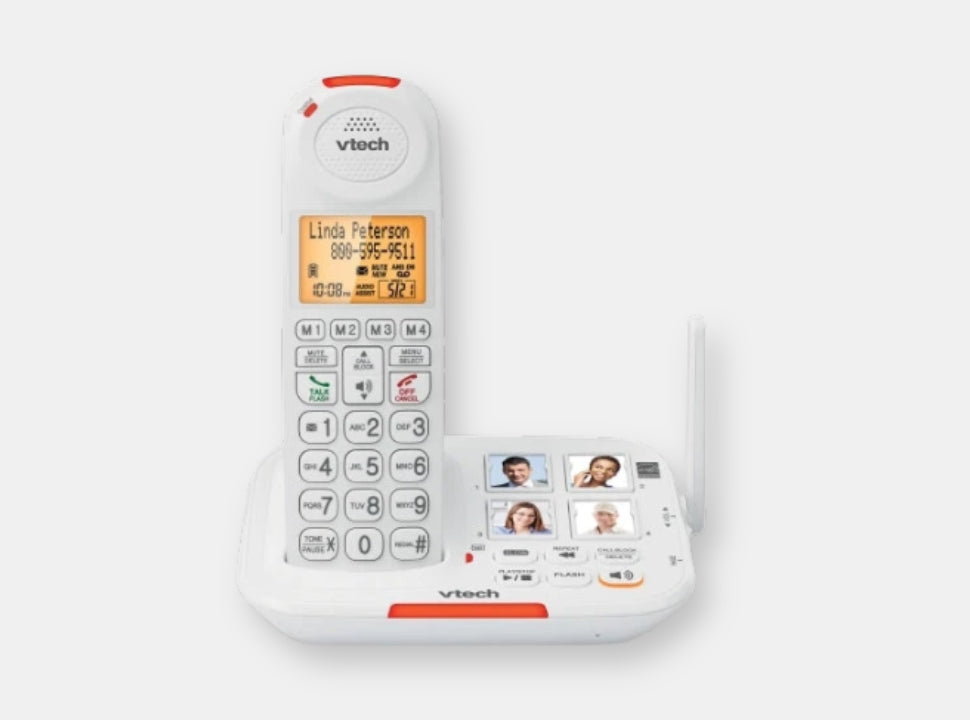 VTech Amplified Phone with Photo Keypad for Seniors (SN5127)